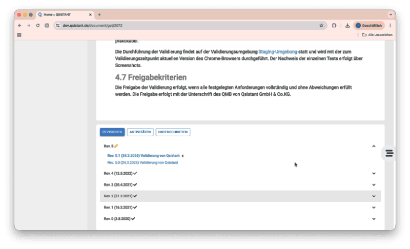 Compliance auf Knopfdruck